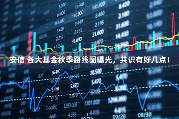 安信 各大基金秋季路线图曝光，共识有好几点！