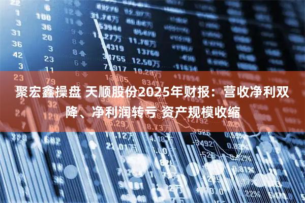 聚宏鑫操盘 天顺股份2025年财报：营收净利双降、净利润转亏 资产规模收缩